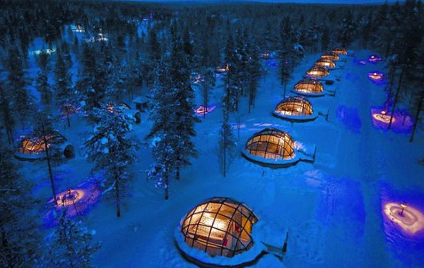 Kakslauttanen Arctic Resort, Saariselkä, Lapland, Finland